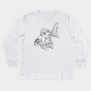 Ink Goldfish Kids Long Sleeve T-Shirt
